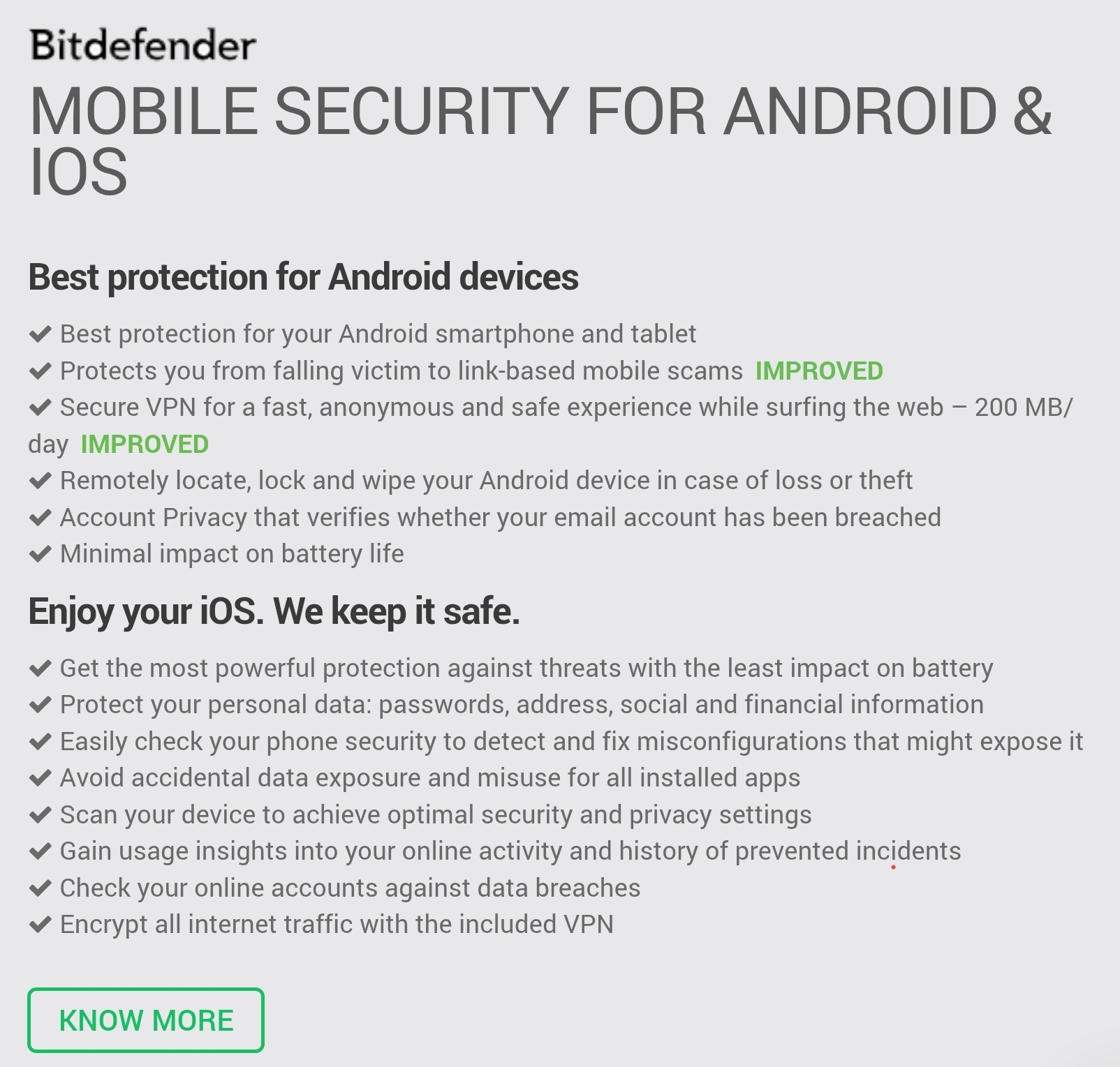 Mobile Security for Android & iOS